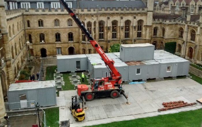 Temporary Kitchens for Cambridge University