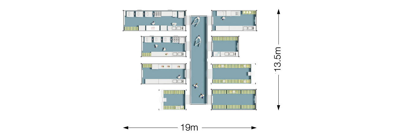 PP11_PLAN PP11 Temporary Kitchen Dimensions