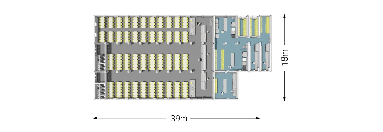 Remote Site Kitchen 1000 with dining plan