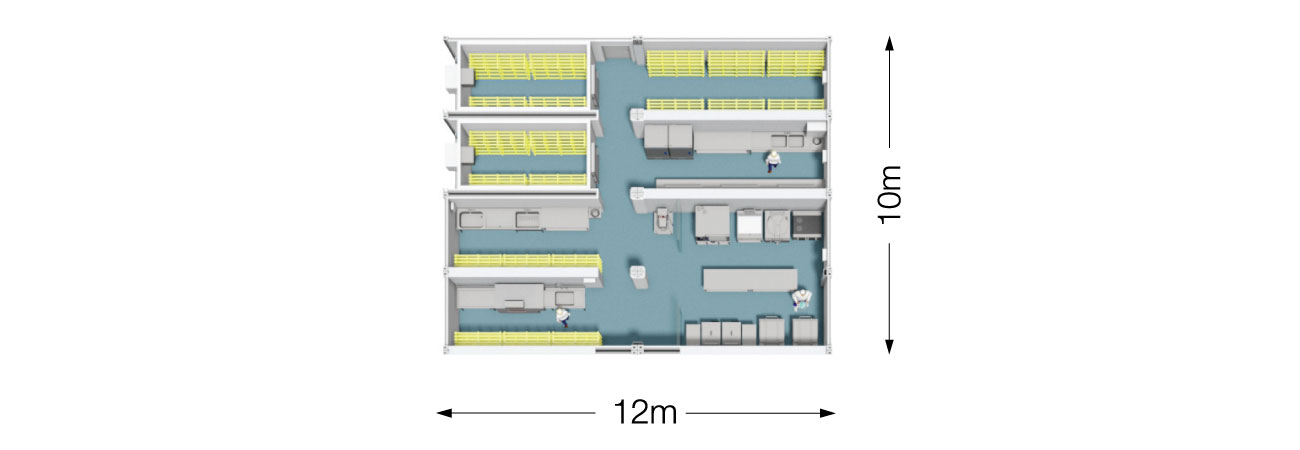 Remote Site Kitchen 800 Plan